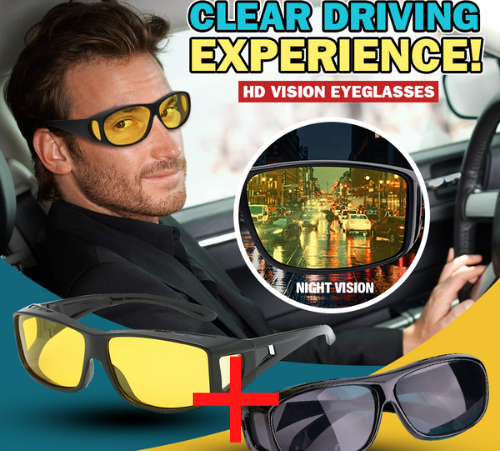 1 Pack x 2 Glasses Night Vision Glasses